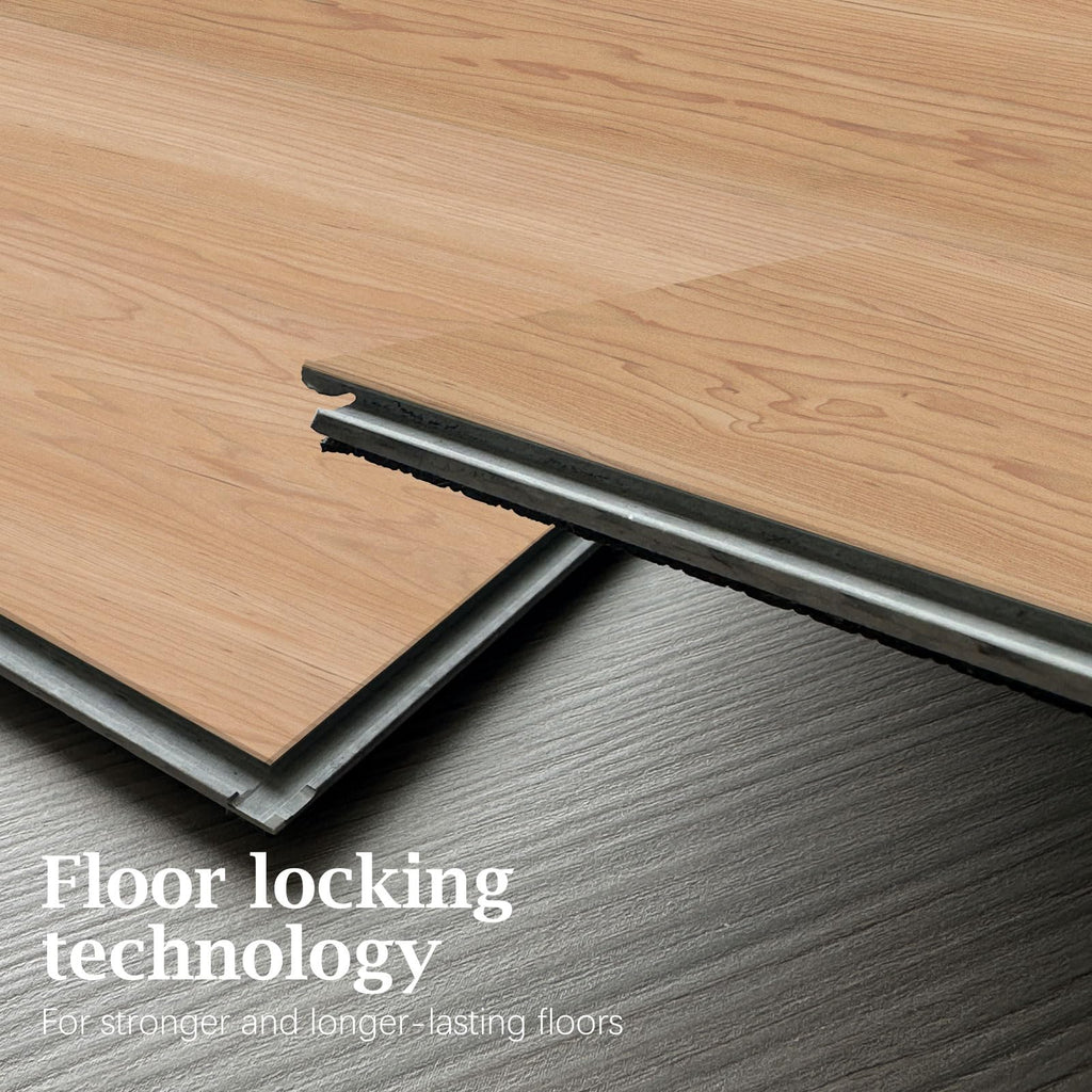 SPC Click Lock Luxury Vinyl Flooring Plank | 342 Sq.Ft | Thick 5 mm | Wood Floating LVP Floor Tile| 100% Waterproof |Scratch Resistant |Rigid Core|Use for Indoor/Commercia(16 Boxes/Pallet)