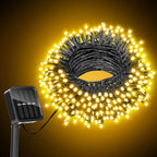 Moettany Solar Christmas Lights Outdoor Waterproof Solar String Lights Outdoor with 8