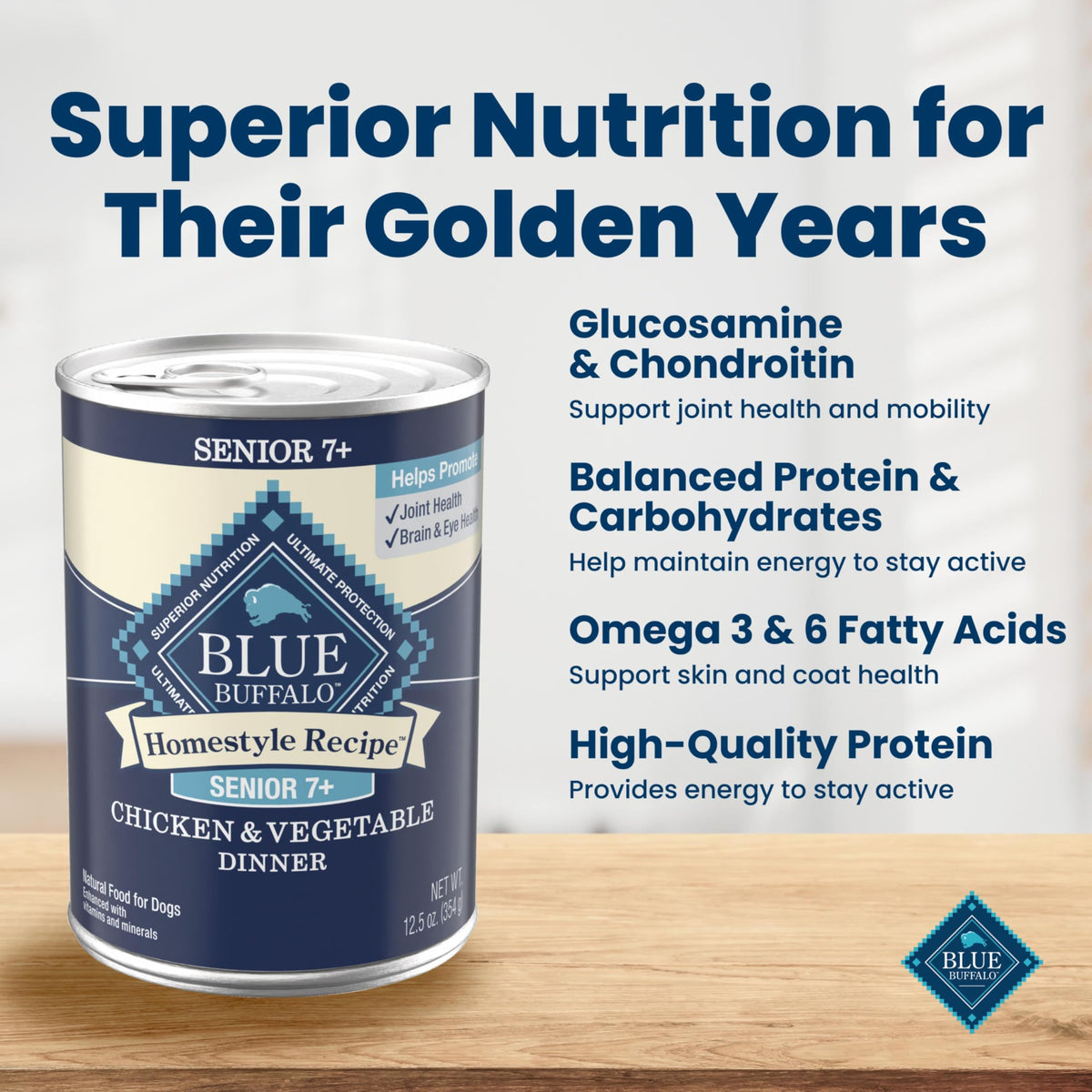 Blue Buffalo Homestyle Recipe Senior Wet Dog Food