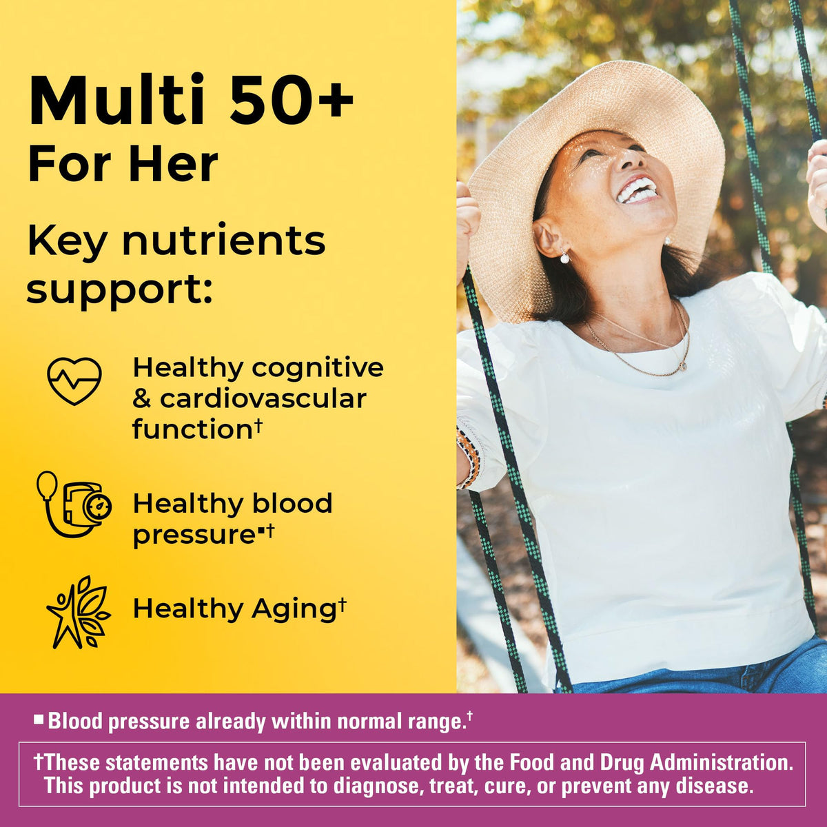 Nature Made Multivitamin 50+ Tablets