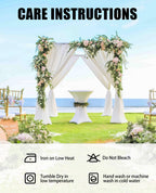 Lemict Cocktail Table Covers - Ivory-32"x43" / 6 view 5