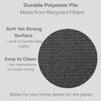 iCustomRug Ribbed Hallway Runner Rug, 3' x