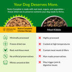 ULTIMATE PET NUTRITION Nutra Complete Freeze-Dried Dog Food, Chicken 1lb
