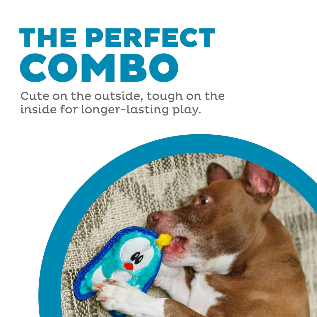 Outward Hound Durablez Minis – Squeaky Plush Dog Toy, No Stuffing for Less Mess (additional view 1)