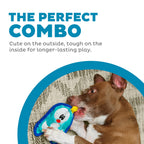 Outward Hound Durablez Minis – Squeaky Plush Dog Toy, No Stuffing for Less Mess (additional view 1)