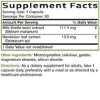 Bronson Milk Thistle Silymarin Marianum & Dandelion Extract - 90 Count (Pack of 1) view 7