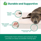 Furhaven Orthopedic Dog Bed - Wheat / Medium view 5