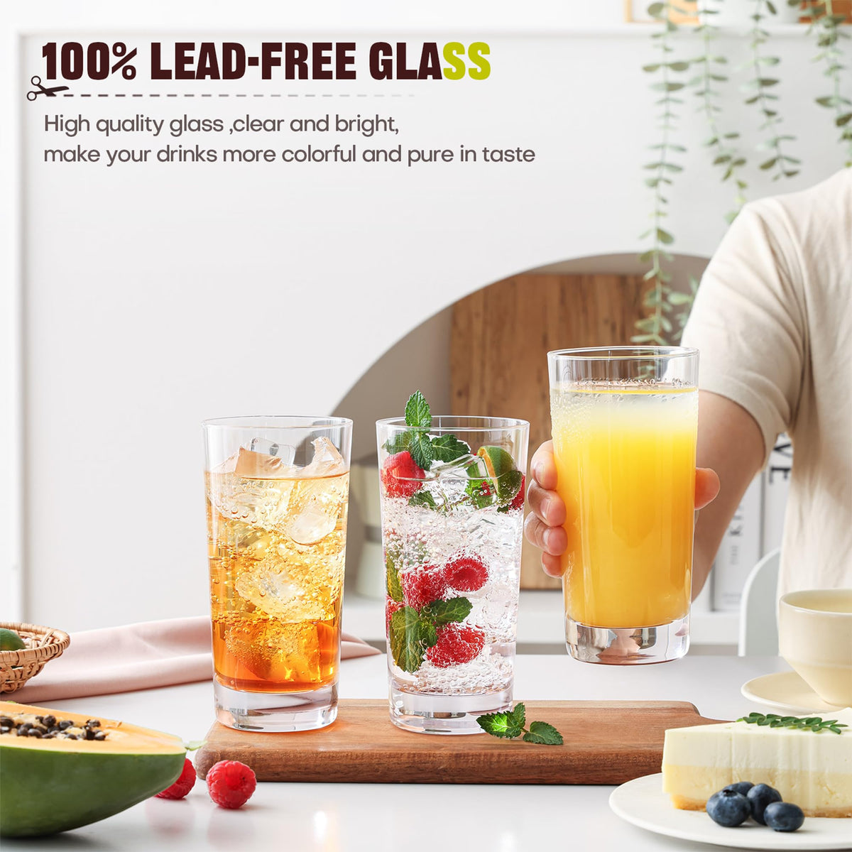 OUWO Highball Glasses