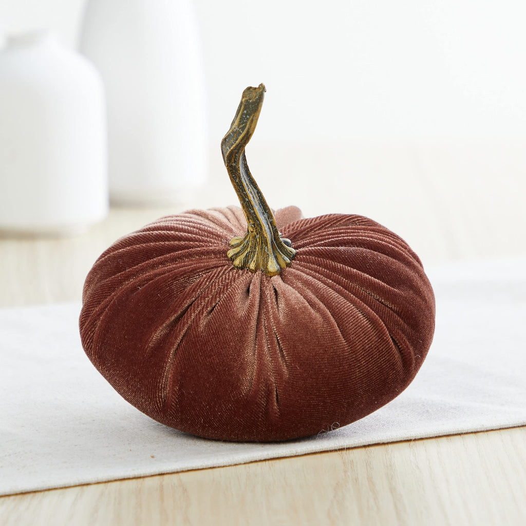 Your Heart's Content Small Velvet Pumpkin Set