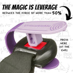 UnbuckleMe Car Seat Buckle Release Tool - Purple view 3