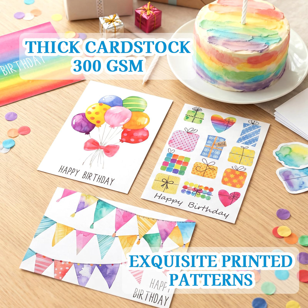 Thboxes Birthday Cards Bulk, 24-Pack 4x6 Happy Birthday Card Assortment (additional view 3)