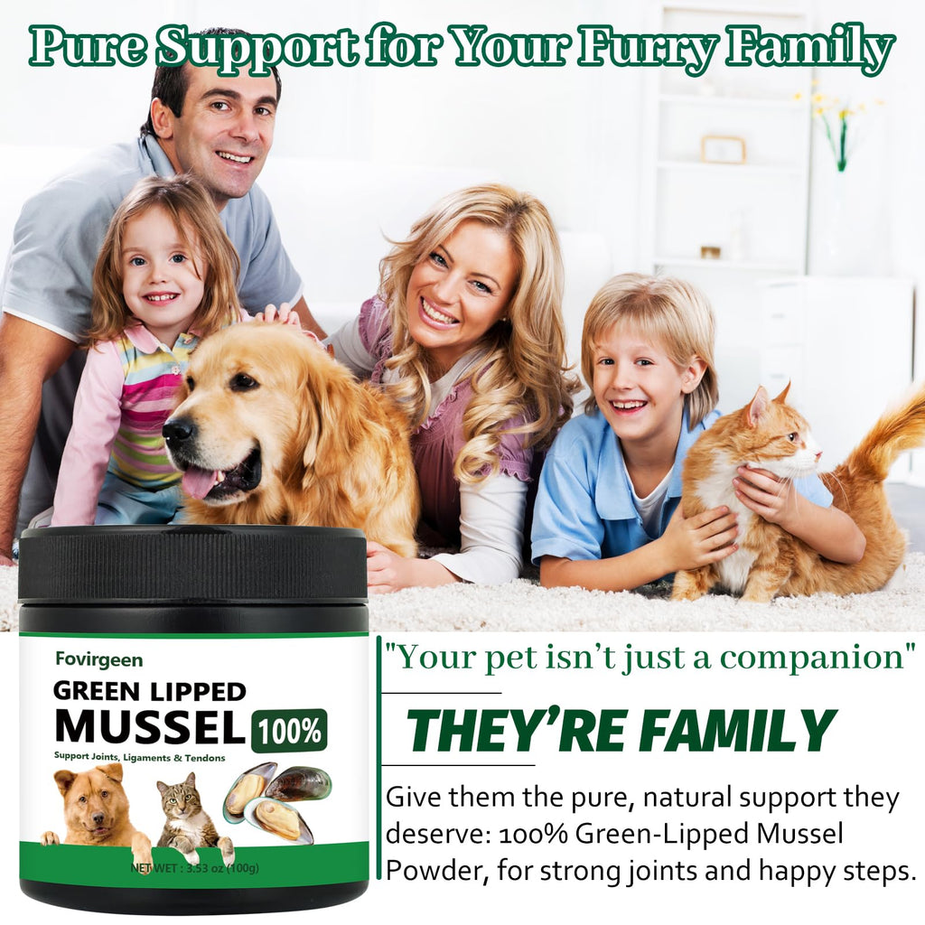 forvirgeen 2 Pack Green lipped Mussels for Dogs Hip & Joint Care (additional view 7)