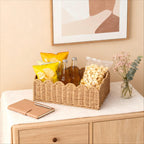 Quincry Scalloped Wicker Shelf Basket - view 6
