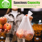 Teivio 360 Count 12" x 16" Plastic Produce Bags on A Roll, Clear Kitchen Disposable (additional view 5)