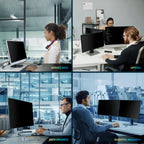 Peslv [2 Pack] 31.5 Inch Privacy Screen for Computer Monitor 16:9 Aspect Ratio, Eye Protection Anti Blue Light Glare