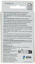 Canon Photo Paper, 2" x 3", 20 Sheets (3214C002[AA]) (Pack of 2)