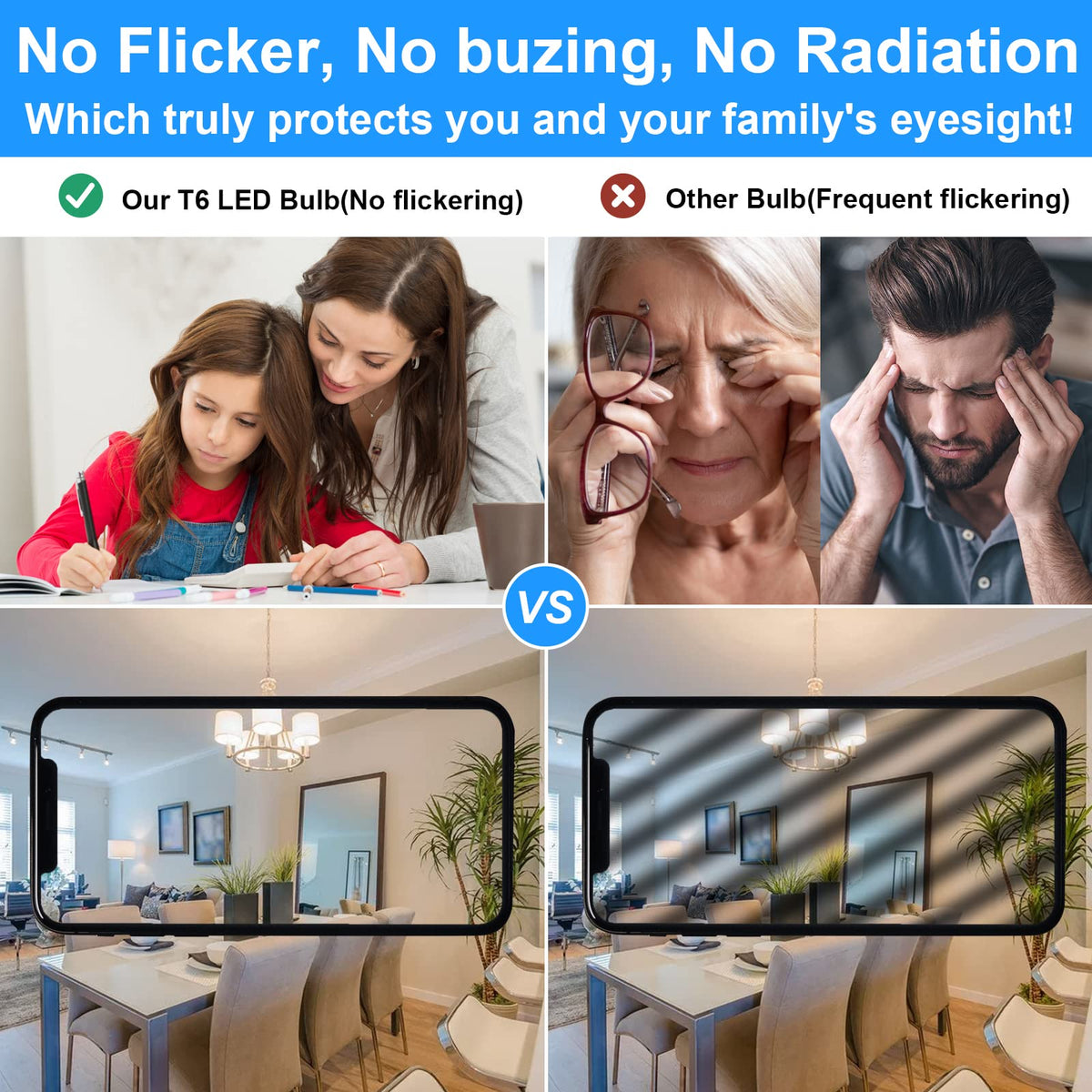 E12 LED Bulb Dimmable 7W Equivalent to 60W Halogen Bulb - Natural White / 3 view 5