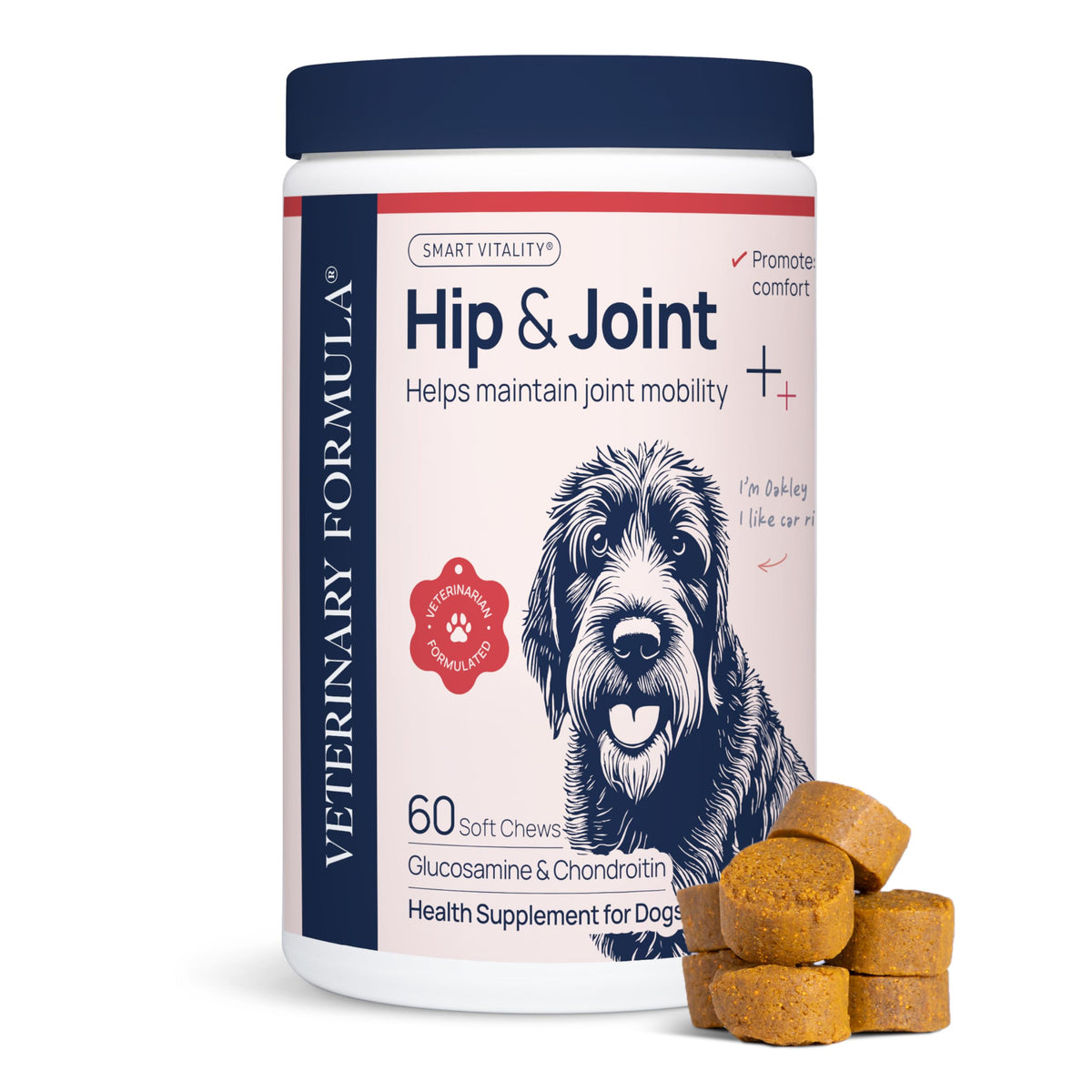 Veterinary Formula Smart Vitality Hip & Joint Supplement - 60 Count