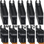 Bionso 110PCS Oscillating Tool Blade Cuts Wood, Sharp and Durable Multitool Blades, Multi Tool Blades Kits, Oscillating (Pack of 110)