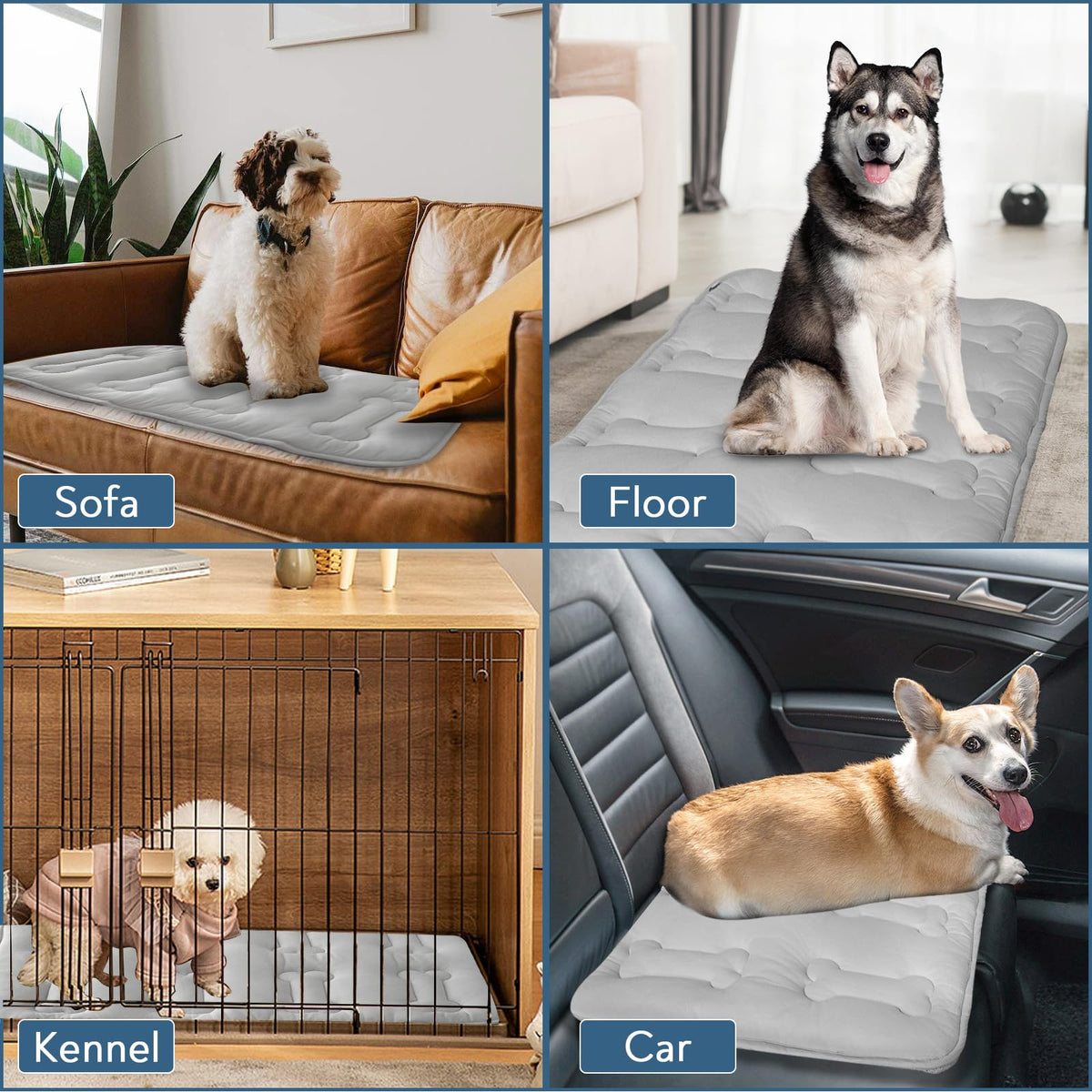 Magik & Kover Summer Dog Cooling Mat 2 Pack - view 6