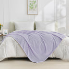 Bnuitland Light Purple Throw Blanket
