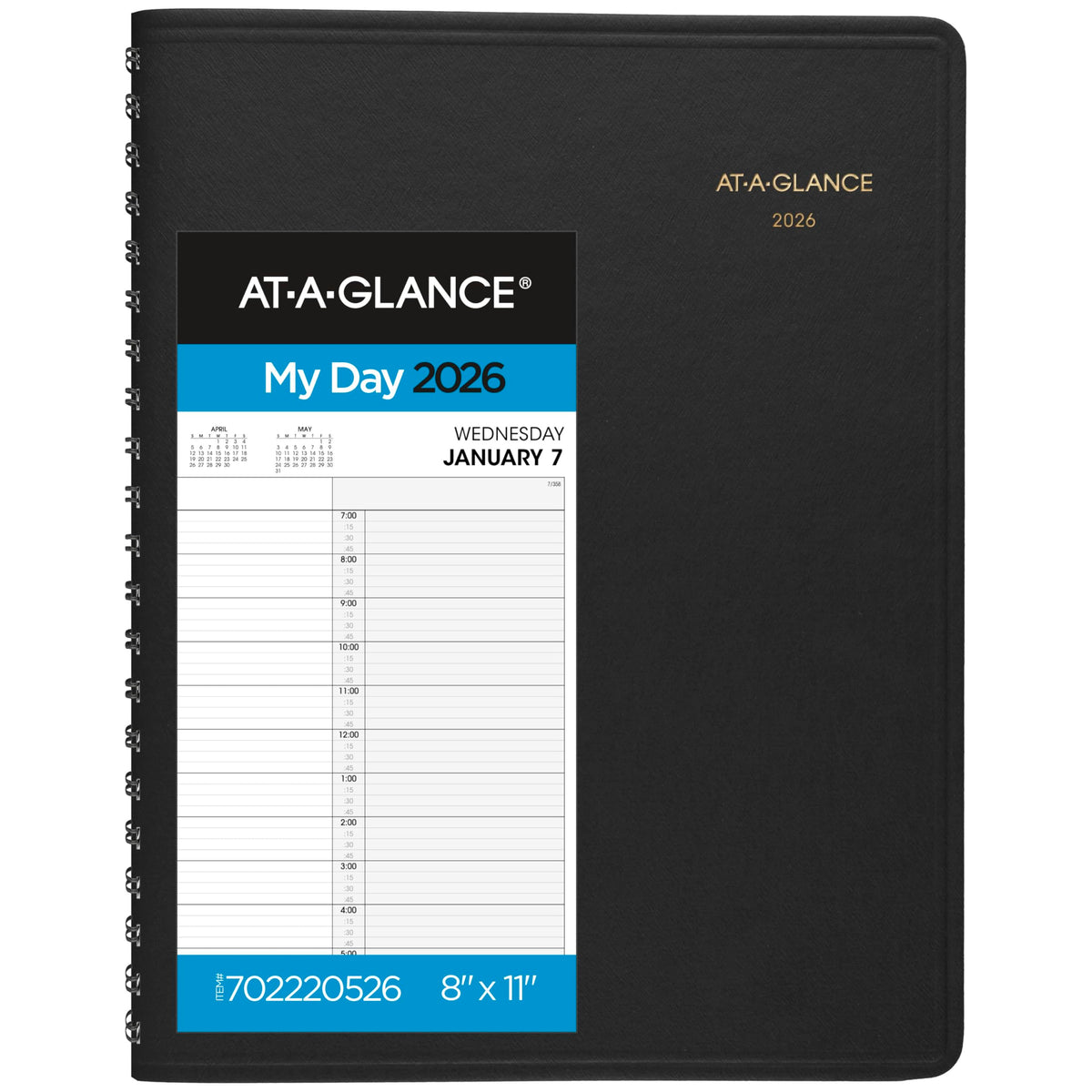 AT-A-GLANCE Appointment Book Planner, Daily Group Planner - Two Person / 2026