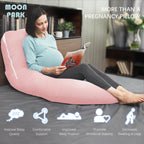 MOON PARK Pregnancy Pillows for Sleeping - U Shaped Full Body Maternity Pillow with (additional view 3)