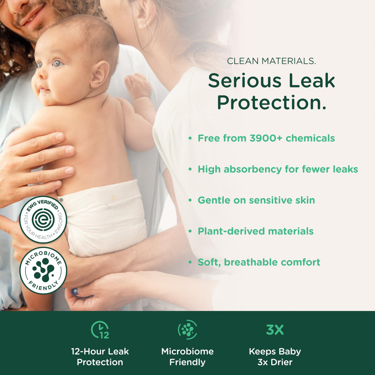 HealthyBaby Non-Toxic Diapers for Sensitive Skin
