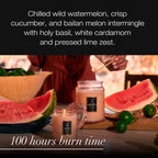 Voluspa Large Scented Candle Jar 18 Oz, 100 Hr Burn - 13 - Kalahari Watermelon view 5