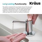 KRAUS Kitchen Soap Dispenser KSD-43 - Chrome view 4
