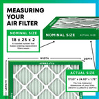 Filterbuy Air Filter MERV 8 Dust & Allergy Defense (4-Pack)