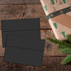 Ouzoustate A2 Invitation Envelopes 4.375x5.75 - black view 5