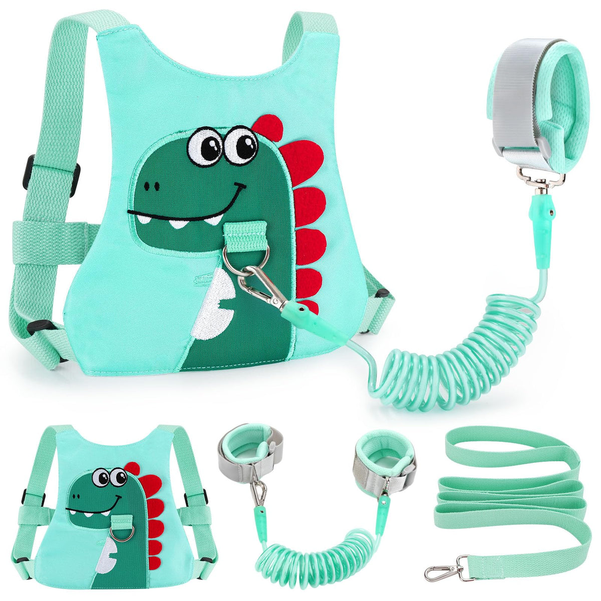 Toddler Leash-Baby Walking Safty Harness and Child Anti Lost Wrist Link for Girls/Boys