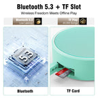 INSMY C12 IP67 Waterproof Shower Bluetooth Speakers,Portable Small Speaker - Mint view 6