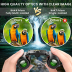 POLDR 12X25 Small Pocket Binoculars Compact for Adults