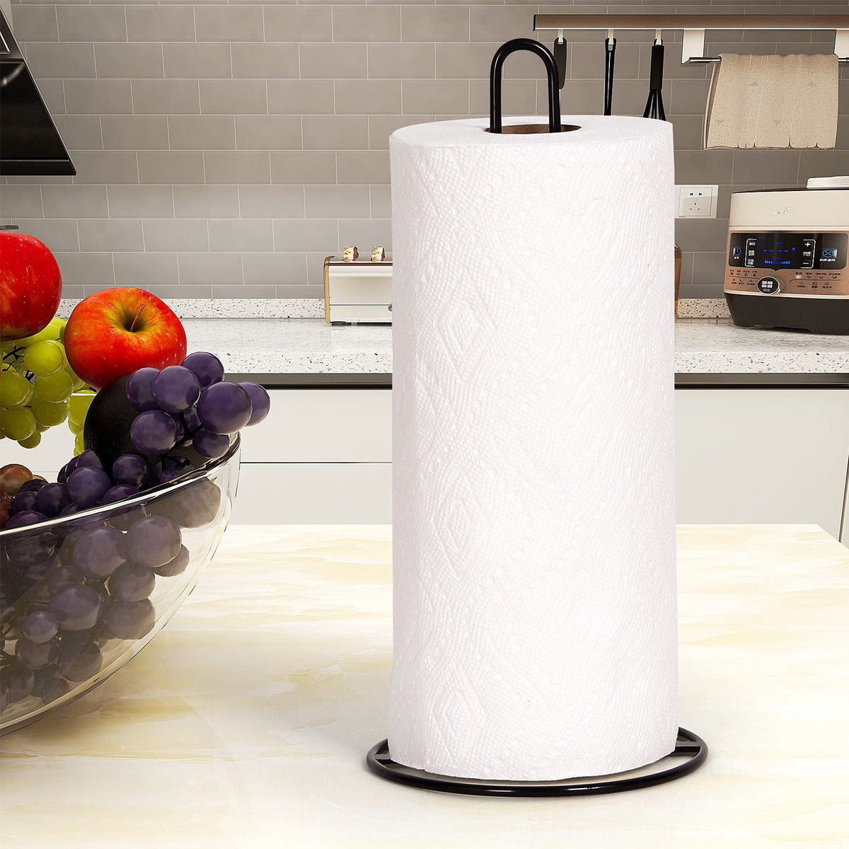 OBODING Paper Towel Holder Countertop - Black view 2