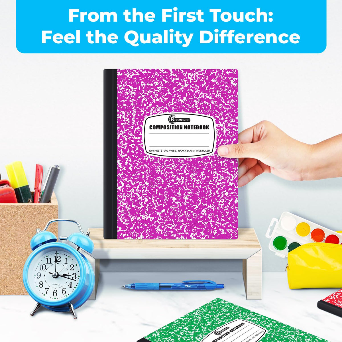 Rosmonde Composition Notebooks, Wide Ruled - view 4