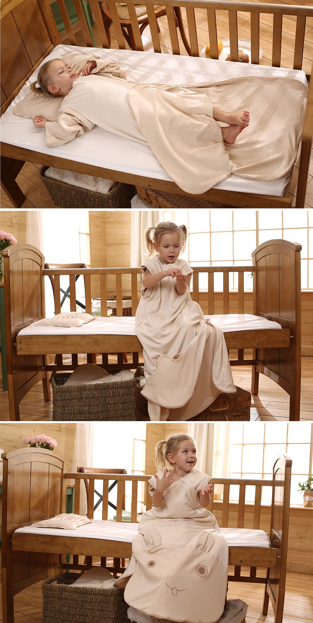 Babyah 3-Way Zipper Sleeping Bag Sack - view 6