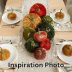 Your Heart's Content Small Velvet Pumpkin Set