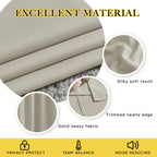 NICETOWN Blackout Kitchen Curtains 45 inch Length - Grommet Thermal Insulated Solid Vertical Drapes Room Darkening (Pack of 2)