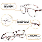 Alsenor Safety Glasses with Anti-Fog, Blue Light Blocking, Anti-Dust, UV Protection - view 4