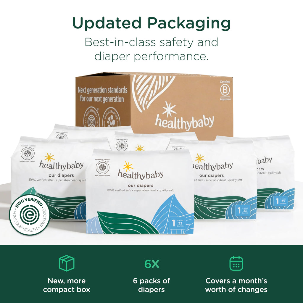 HealthyBaby Non-Toxic Diapers for Sensitive Skin