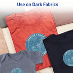 Avery Printable Heat Transfer Paper for Dark Fabrics, 8.5" x 11", Inkjet Printer Compatible