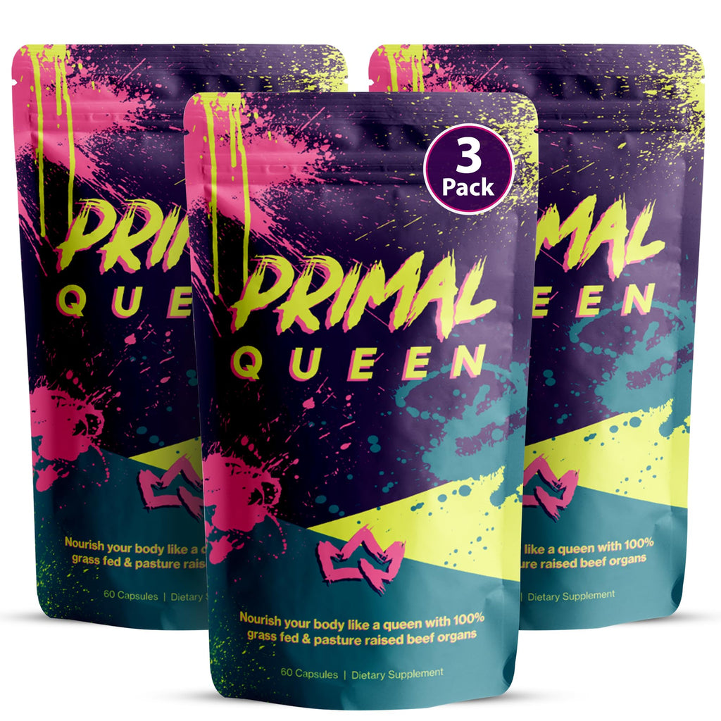 Primal Queen Grass Fed Beef Organ Supplement for Women