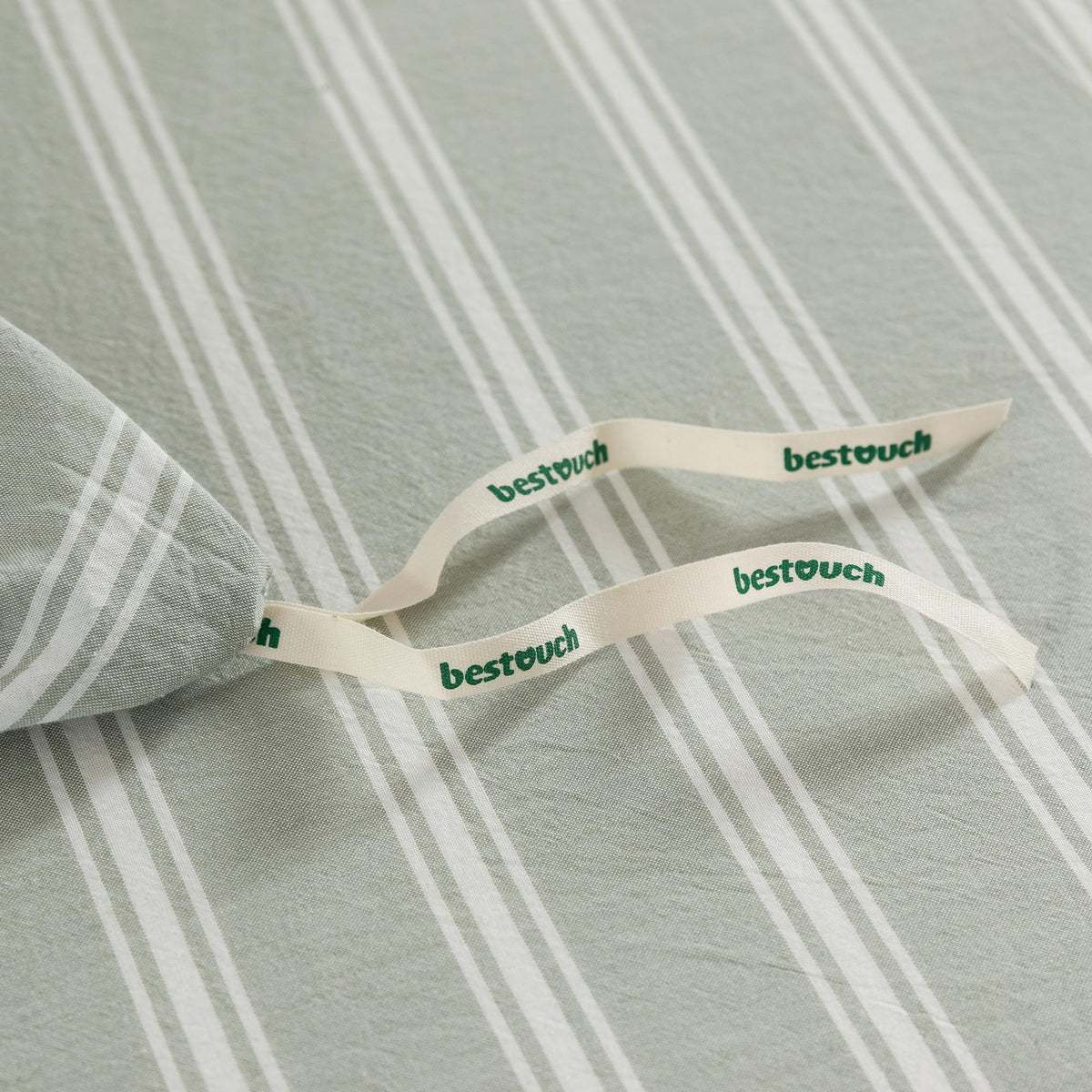 BESTOUCH Cotton Solid Duvet Cover Set - view 8