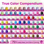 Bezente Pink Balloons Latex Round Helium Party Balloons – 100 Pack 12 inch