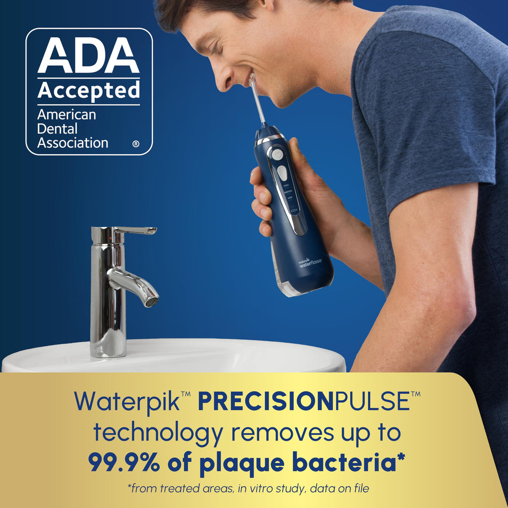Waterpik Cordless Advanced Water Flosser for Teeth - Blue view 2
