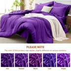 MUXHOMO 7-Piece Comforter Set - view 14