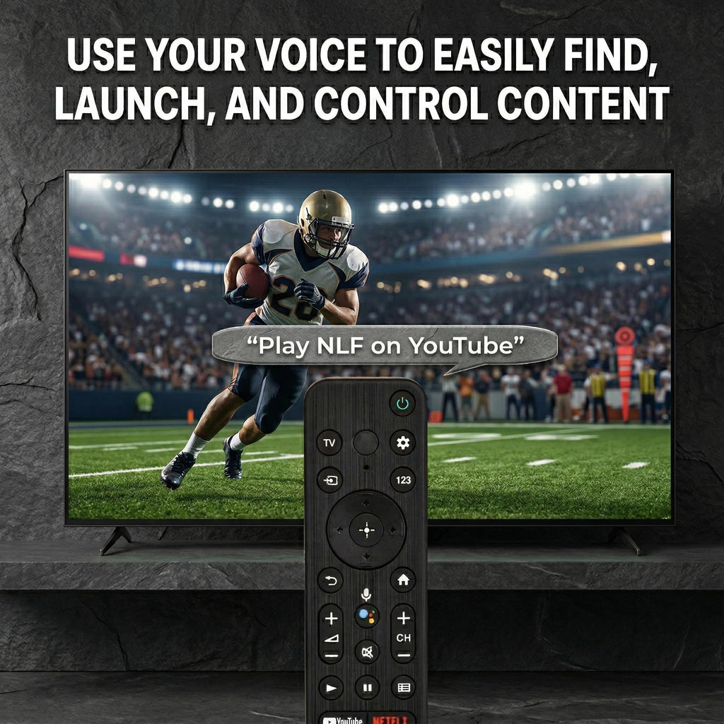 Replacement for Sony TV Voice Remote,for All Sony Bravia Smart TV (additional view 4)