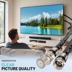 energeaster Coaxial Cable -Total - Black / 30FT view 5